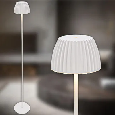 Produktbild von LED Stehlampe kabellos LED Stehleuchte Standleuchte Akku Wohnzimmer dimmbar
