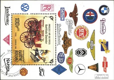 Produktbild von Briefmarken Guinea-Bissau 1984 Mi Block258 (kompl.Ausg.) gestempelt Autos