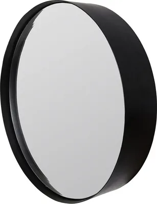 Produktbild von Nesthaus Wandspiegel Julie Ø 60 cm Schwarz