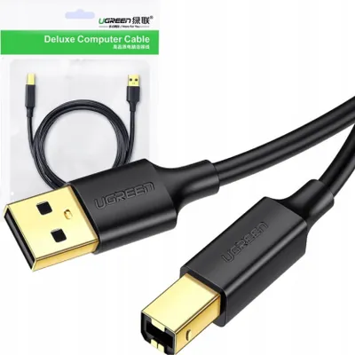 Image de Ugreen Câble d'imprimante Usb Type B (mâle) - Usb 2.0 (mâle) 480 Mbps 1 M Noir (Us135 20846)