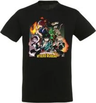 Produktbild von My Hero Academia T-Shirt - Group (schwarz) XL