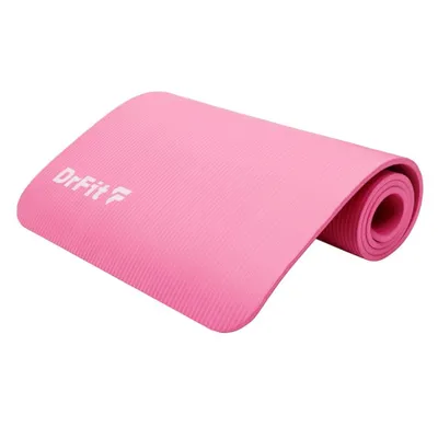 Zdjęcie produktu dla DrFit NBR mata do fizjoterapii 183x60x1 cm różowa