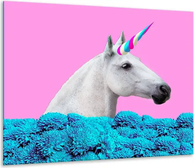Produktbild von Herdabdeckplatten Glaskeramikkochfeld-Abdeckung Spritzschutz Glas 60x52cm Einhorn