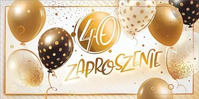Obrázek produktu pro Pozvánka na 40. narozeniny Z191 (5 kusů) - AbCard