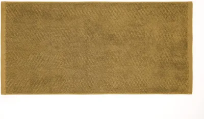 Productafbeelding van Heckettlane strandlaken – 100% katoen – 90x180 cm in ochergel