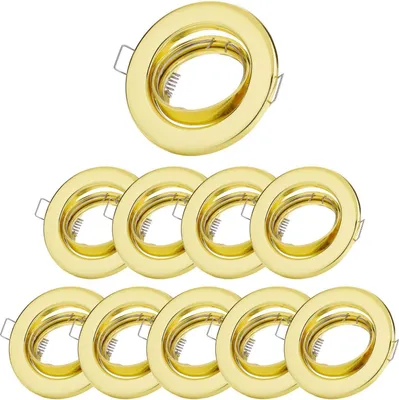 Produktbild von Sweet LED Einbaustrahler goldfarbig deckenspot GU10 schwenkbar 10er pack