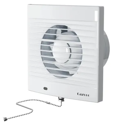 Obrázok produktu pre Ventilátor do kúpeľne, priemer 100 mm, tichá prevádzka s vypínačom na šnúre