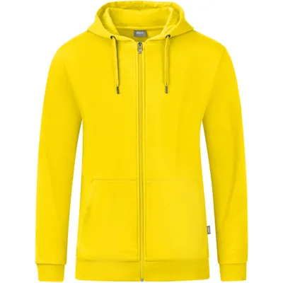 Produktbild von JAKO Unisex Kapuzenjacke Organic, Farbe:citro, Größe:M