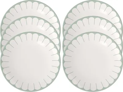 Obrázok produktu pre Villeroy & Boch 1045502621, Jedálenský tanier, Kolo, Porcelán, Zelená, Fleur, 26,6 cm