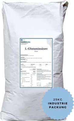 Produktbild von L-Glutaminsäure Pulver (40-100 Mesh) – 25 kg