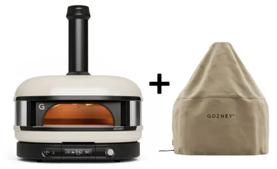 Produktbild von Gozney Set Dome Gen2 Pizzaofen + Abdeckhaube kurz Créme