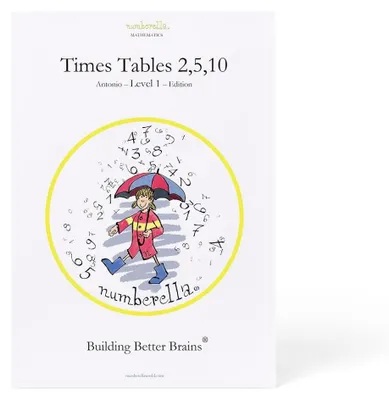 Productafbeelding van Numberella Rekenen Boek - Vermenigvuldigingstafels 2, 5, 10, Niveau 1
