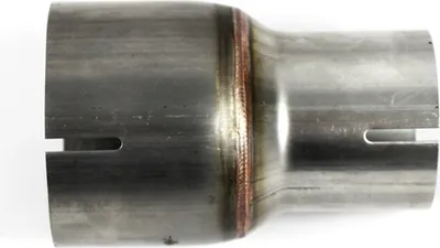 Produktbild von Reduzierer Edelstahl 76mm auf 55mm Reduzierung 3" > 2" Auspuff LLK Länge 120mm