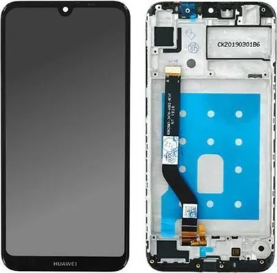 Produktbild von Huawei Y7 2019 LCD Display Touchscreen Bildschirm Rahmen Schwarz