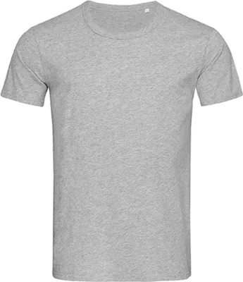 Produktbild von Stedman ST9000 | Crew Neck Herren T-Shirt Ben - Farbe: Grey Heather - Größe: M