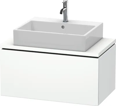 Produktbild von Konsolenunterschrank L-CUBE 400x820x477mm weiß matt weiß matt