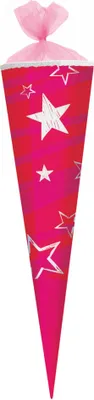 Produktbild von Herlitz Schultüte / Zuckertüte / 85cm / eckig / "Sterne"