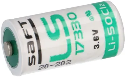 Image de LS-17330 Batterie au lithium Saft 3,6 V 2,1 Ah 2/3 A 7,65Wh