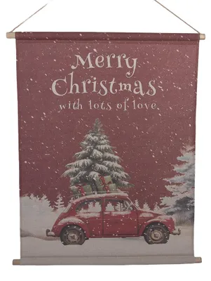 Immagine prodotto di Arazzo Clayre & Eef 76 x 3 x 97 cm, rosso, tessuto