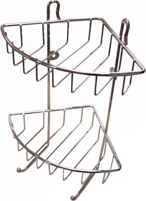 Produktbild von Eckregal doppelstöckig 30 x 22,5 x 16,8 cm