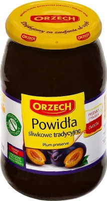 Produktbild von Orzech Traditionelles Pflaumenmus, glutenfrei, pasteurisiert, 930 g