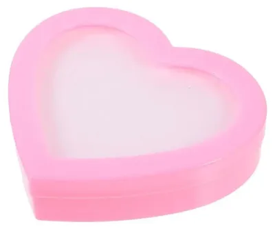 Image de Boîte à bijoux en forme de cœur, rose, pour enfants