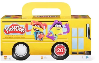 Image de Super set de couleurs Play-Doh (paquet de 20) A7924EU6