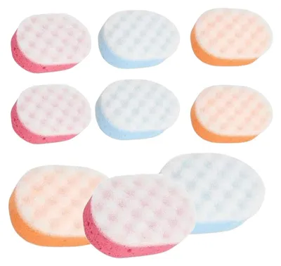 Obrázek produktu pro Sada 9 exfoliačních sprchových houbiček pro dospělé
