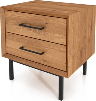 Productafbeelding van Nachtkastje van massief hout, naturel geolied