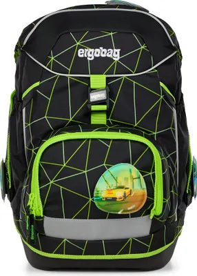 Produktbild von Ergobag Pack Cybär Race - 6-teiliges Schulrucksackset, Farbe:cybär race, Größe:OS