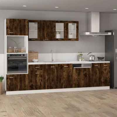 Produktbild von "im Sonderangebot"Hängeschrank/Sideboard Küche Moderne Design - CLORIS - Buffetschrank - Lyon Räuchereiche 39,5x31x60 cm Holzwerkstoff - DEMöbel1338998