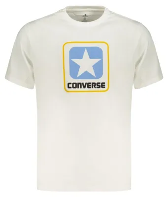 Produktbild von Weißes Kurzarm T-Shirt für Herren - Standard, Rundhals, Logo-Print