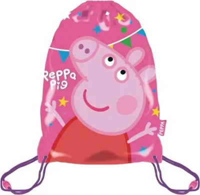 Produktbild von Peppa Pig 33x44 Cm Turnbeutel Rosa  Rosa One Size