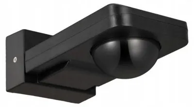 Zdjęcie produktu dla Czujnik Ruchu Sensor Ścienny Sufitowy Zasięg Do 20M 360° Pir Czarny 1000W