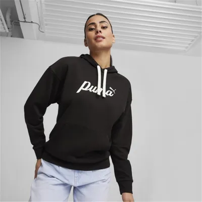 Produktbild von PUMA ESS Script Hoodie TR PUMA BLACK L