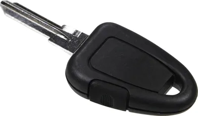 Image de Transpondeur Fiat 1 bouton sans logo *Noir*