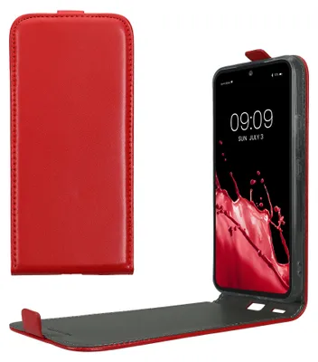 Produktbild von kwmobile Schutzhülle kompatibel mit Samsung Galaxy A54 5G - Hülle Handy - Flip Case Handyhülle Dunkelrot