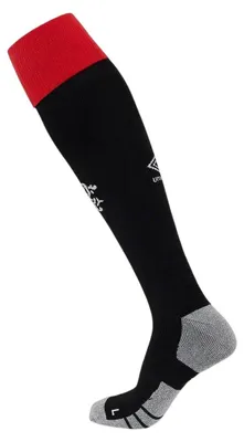 Image de Umbro - Chaussettes de football pour femmes « 2025/2026 » GT26340 (37 EU - 42 EU) (Noir/Rouge)