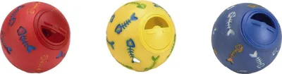 Imagen del producto de Beeztees Snackball: juguete para gatos, ajustable, disponible en varios colores, 8 cm