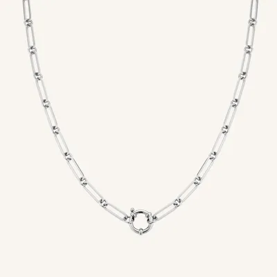 Image de Collier Rosefield en argent Chunky Chain JNRRS-J615