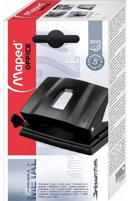 Produktbild von Maped E4024 Locher 25 Blätter Schwarz