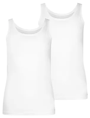 Produktbild von 2er-Pack SKINY Damen Unterhemd Advantage Baumwolle Stretch