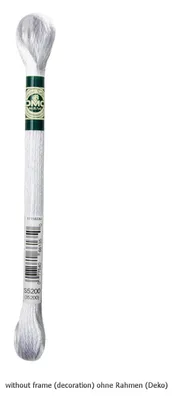 Productafbeelding van DMC Borduurgaren Mouline Satin 1008F -5200, 6 strengen, 8m