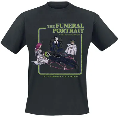 Produktbild von The Funeral Portrait T-Shirt Herren Summon A Cult Leader schwarz L