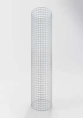 Produktbild von Gabionensäule rund 52 cm Durchmesser, 230 cm Höhe, Maschenweite 5 cm x 5 cm