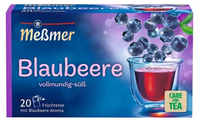 Image de Meßmer Myrtille douce 20 sachets