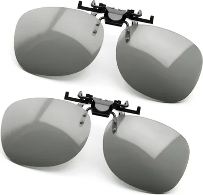 Produktbild von PRECORN 2er Set 3D Brille Clip-On für Brillenträger - Passive 3D-Brille für Cinema 3D kompatibel mit LG, Philips, Panasonic, Toshiba, Grundig, RealD Kinos u. vielen weiteren passiven 3D-Fernsehern
