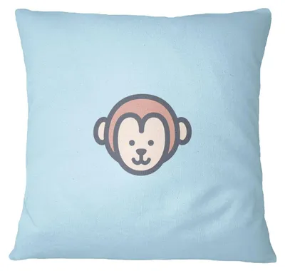 Dekorative Kissenhülle 60x60 cm Polyester lichtblau mit Reißverschluss