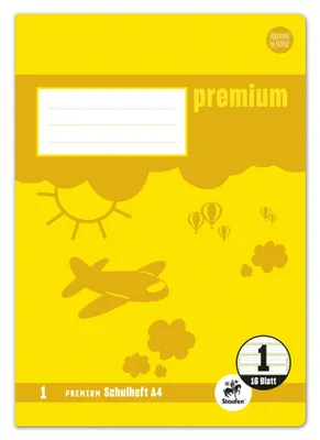 Obrázok produktu pre Staufen® 734010331 PREMIUM LIN 1 zošit - A4, 16 listov, 90 g/m2, s označením PREMIUM LIN