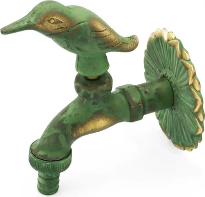 Produktbild von Nostalgie Auslaufventil Vogel 1/2 Zoll patiniertes Messing